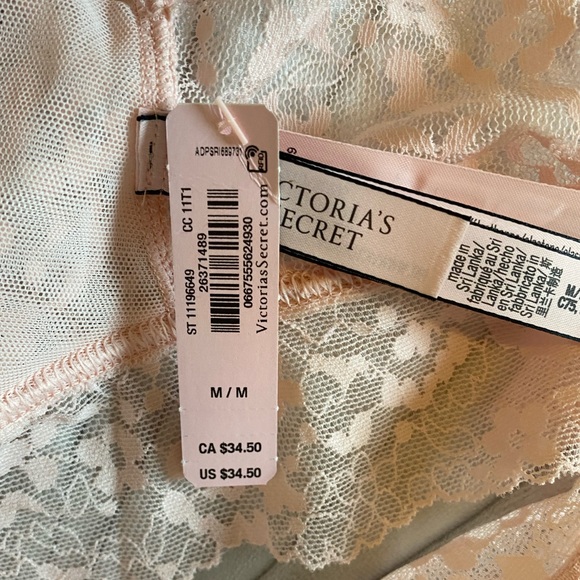 NWT:BRAND NEW VICTORIA SECRET LACE BRALETTE (PINK) - Picture 13 of 13
